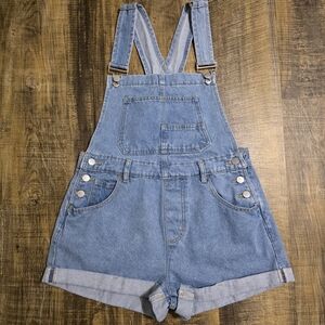 Classic Light Blue Women's Denim Overalls